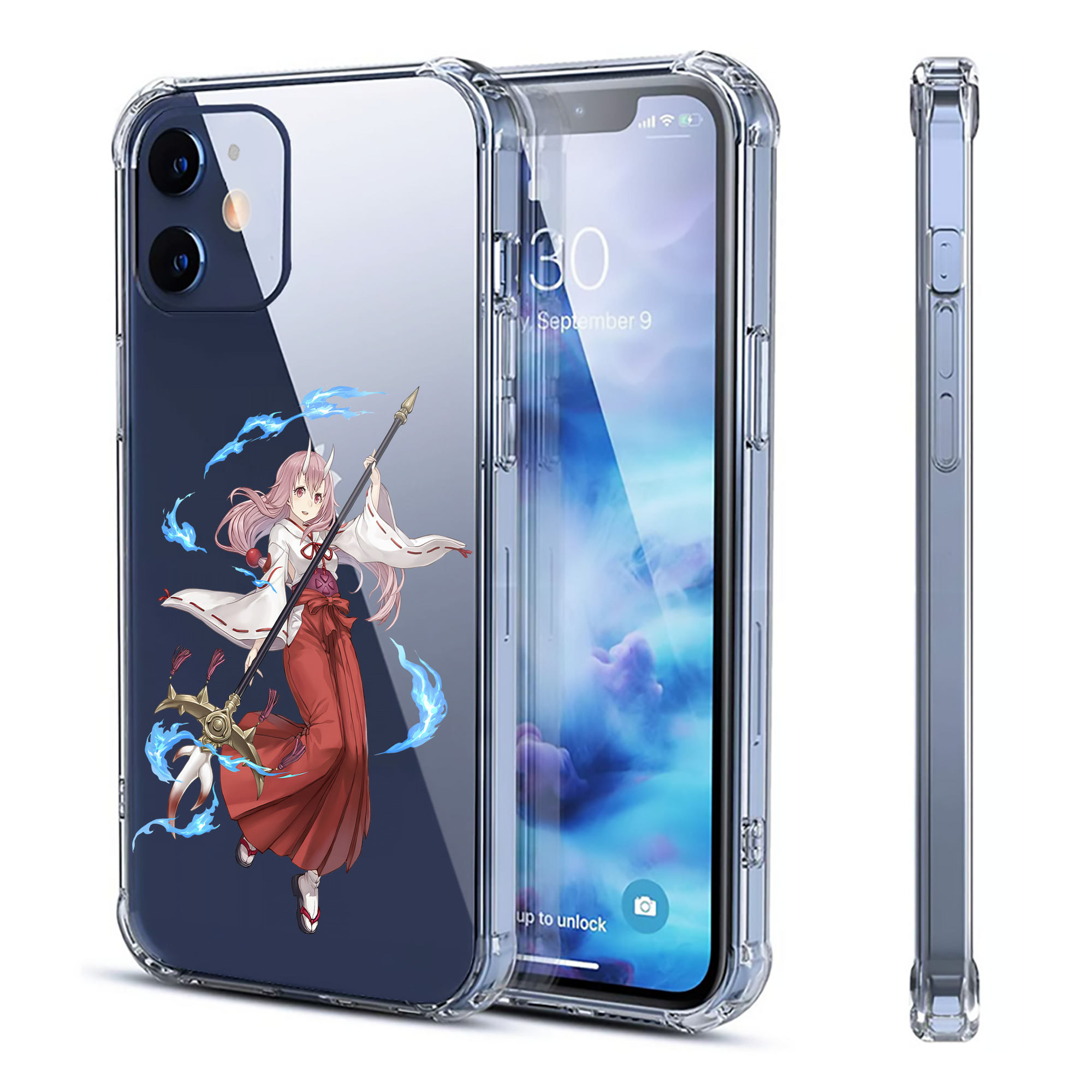 （画像用） 転スラ Regarding Reincarnated to Slime 【iPhone 12シリーズ対応】透明スマホケース（クリアソフトケース）